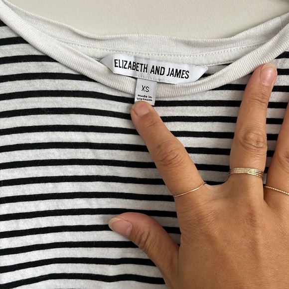 Elizabeth and James long sleeve striped T - Picture 4 of 5